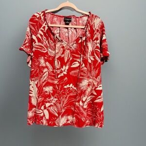 Liz Claiborne Women's Floral Print Blouse